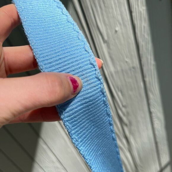 Sophie Anderson Lilla Hand Crocheted Pom Pom Drawstring Bucket Bag Beach Anthrop - Picture 8 of 10